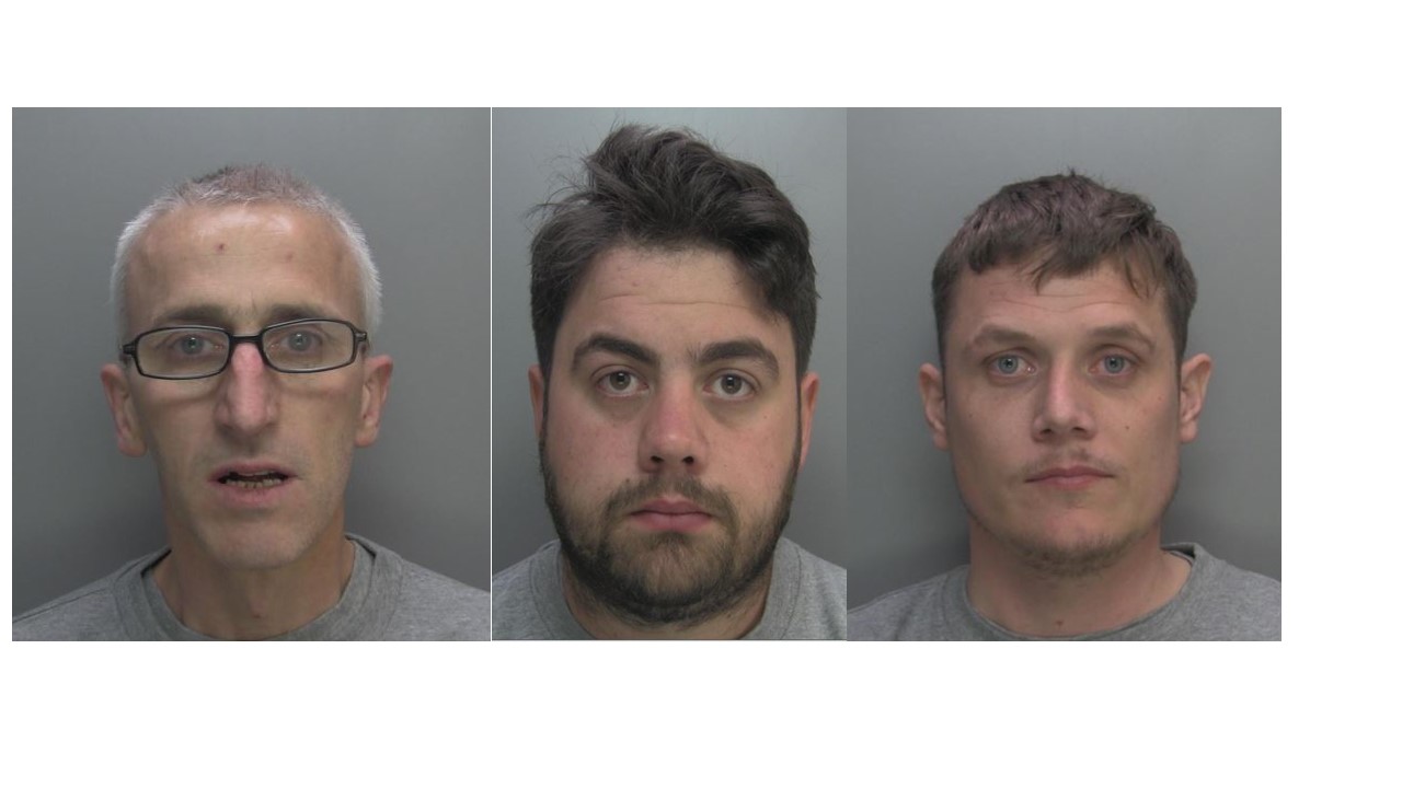 Trio sentenced