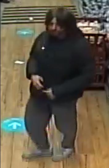 CCTV image released in connection with Co-op robbery