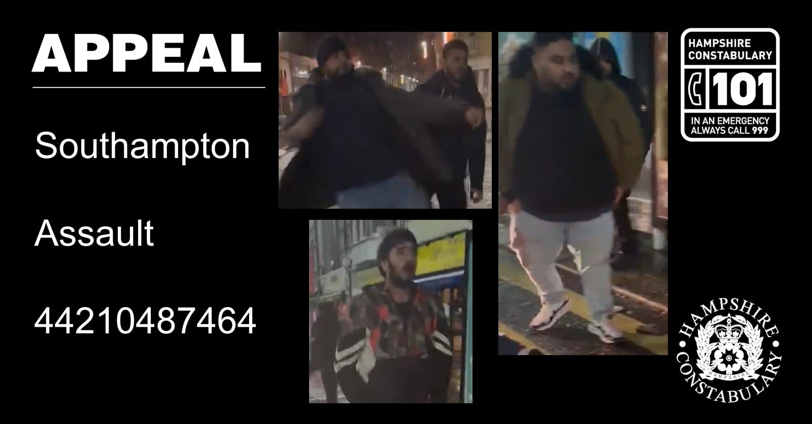 CCTV images released following assault in Southampton