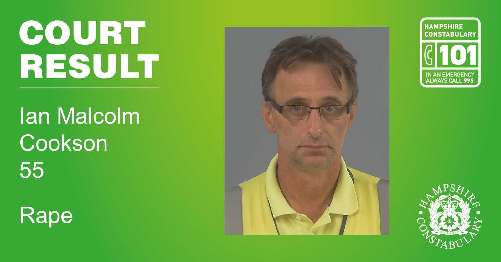 Totton man jailed for 5 years following rape of woman in August 2019