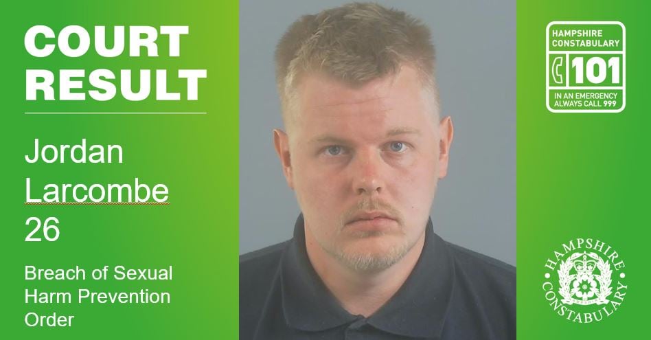 Sex offender back behind bars for breaching Sexual Harm Prevention Order