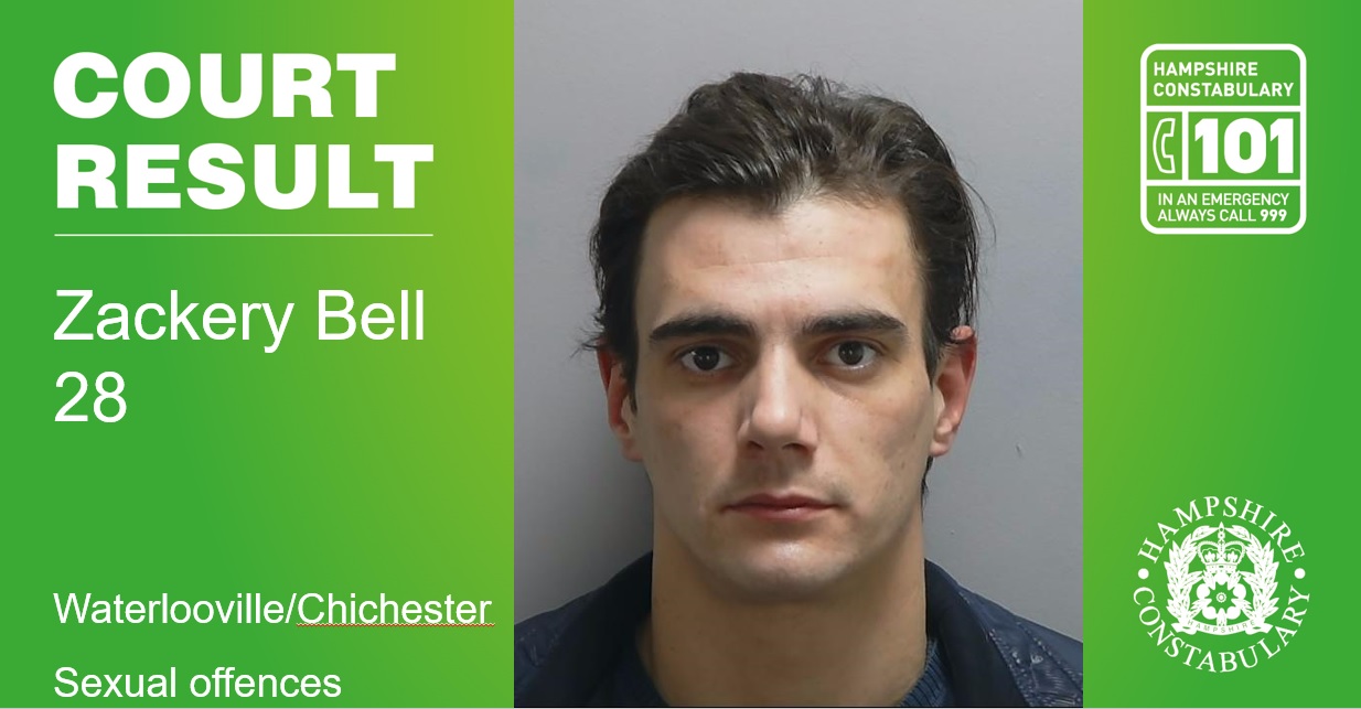 Portsmouth man sentenced to six years in prison for sexual offences in Waterlooville and Chichester