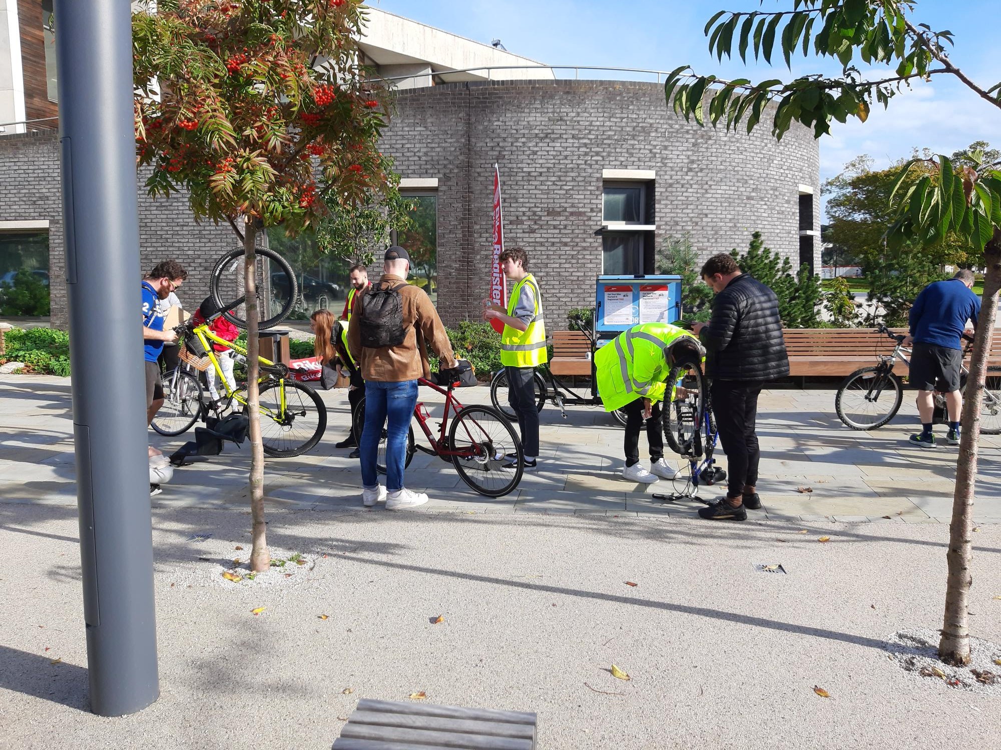 Bikes security marked and returned to rightful owners in cycle security event