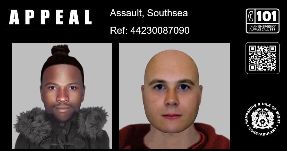E-fits released in connection with Southsea assault