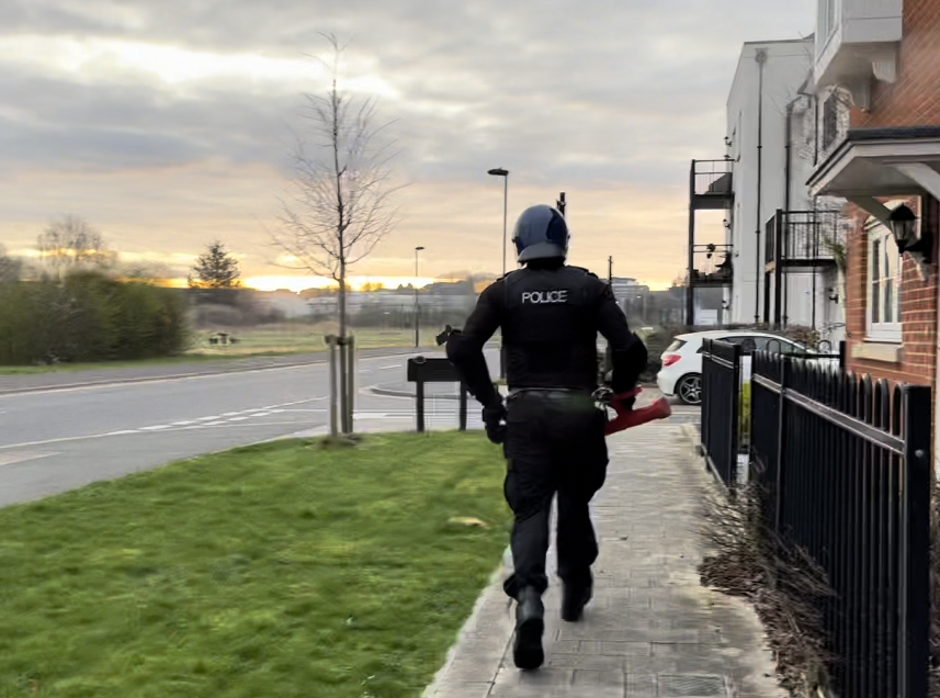 Thousands of pounds worth of suspected Class A and B drugs seized and three arrested in early morning Waterlooville drugs warrant