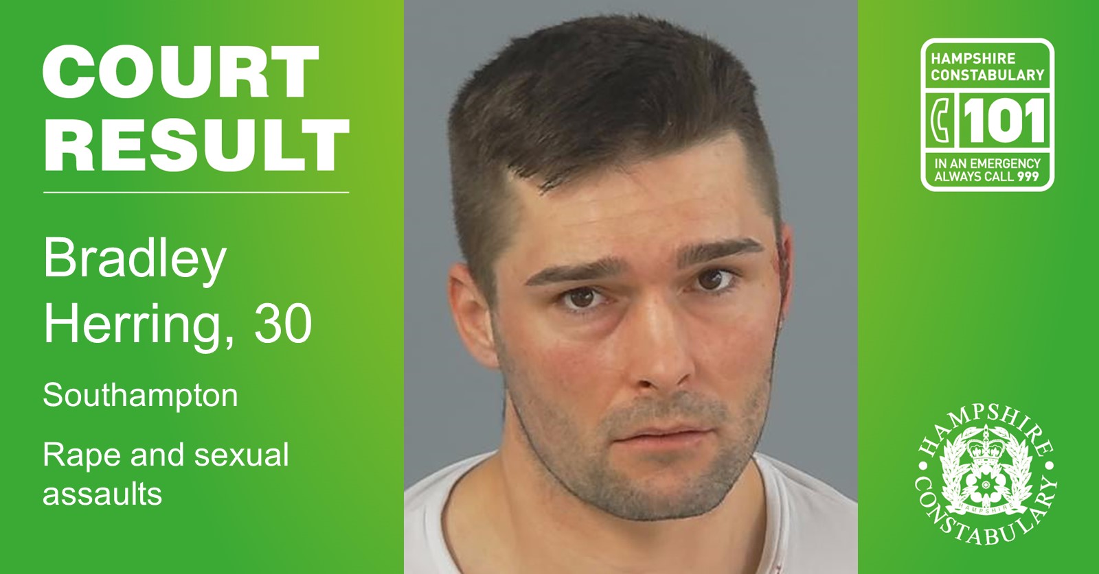 Southampton man jailed for more than six years for rape and sexual assaults