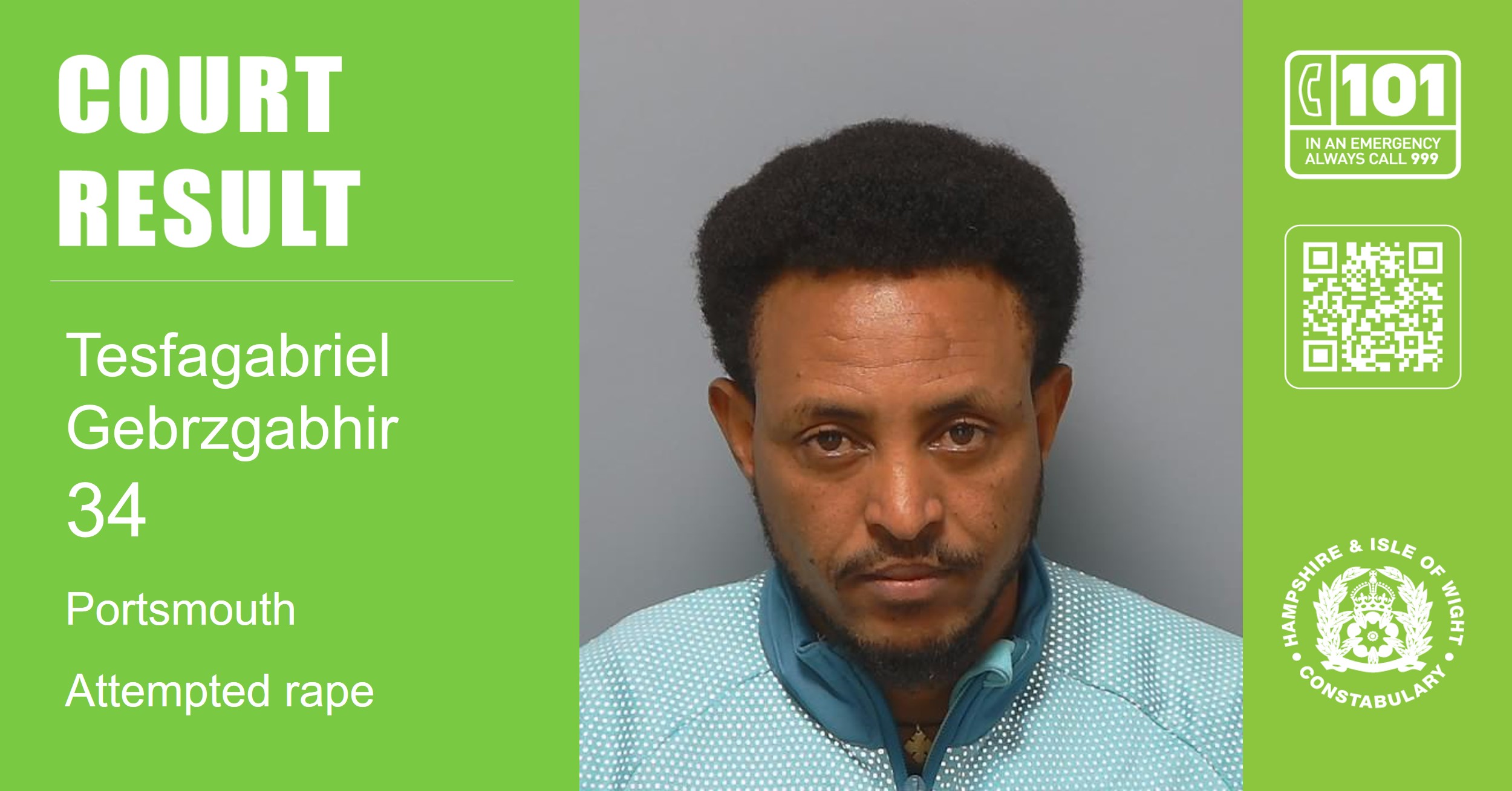  Man sentenced to six years and four months in prison for the attempted rape of a woman in Portsmouth