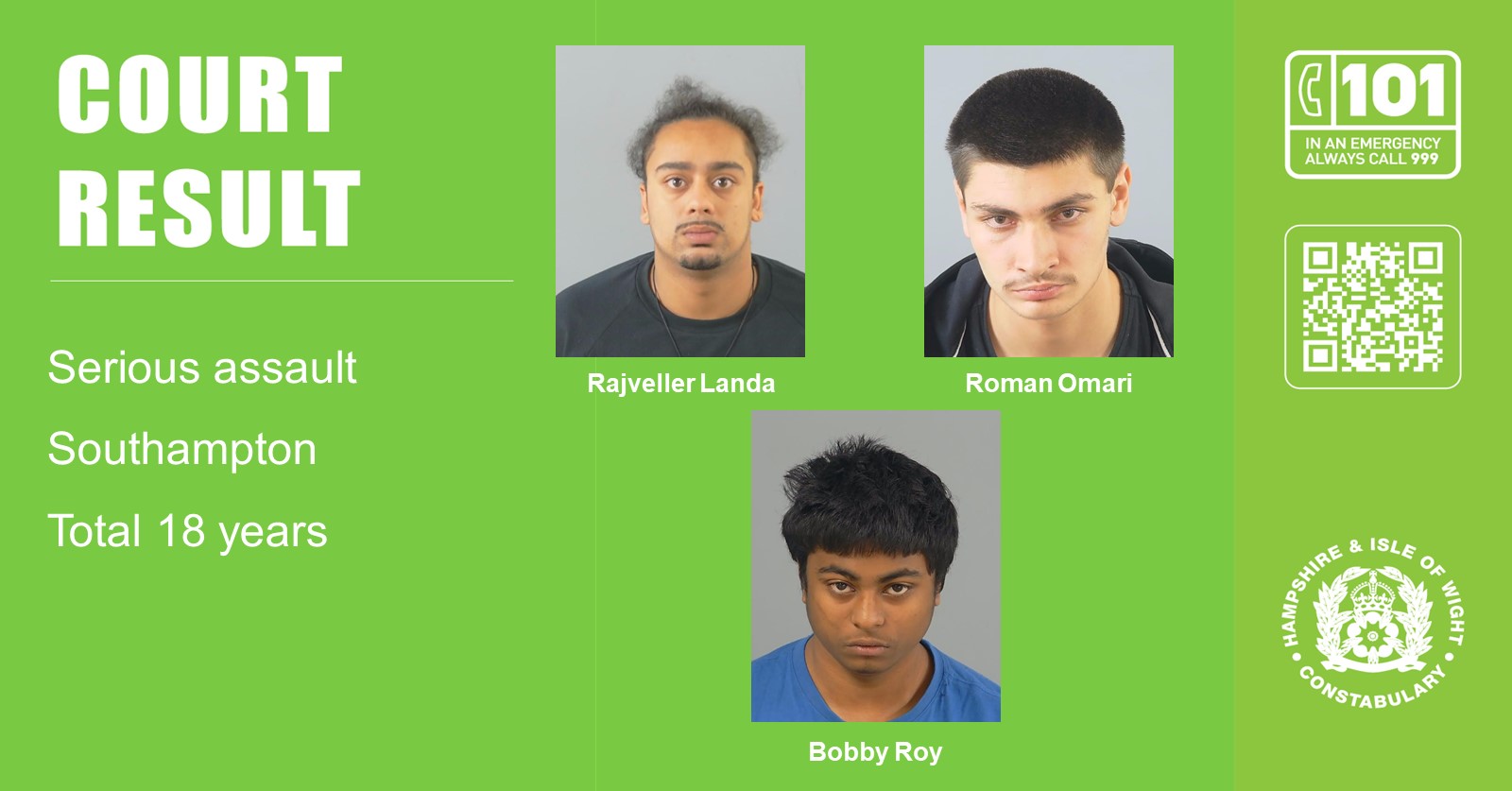 Court result serious assault Southampton