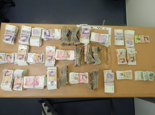 Cash from Matalan Bag