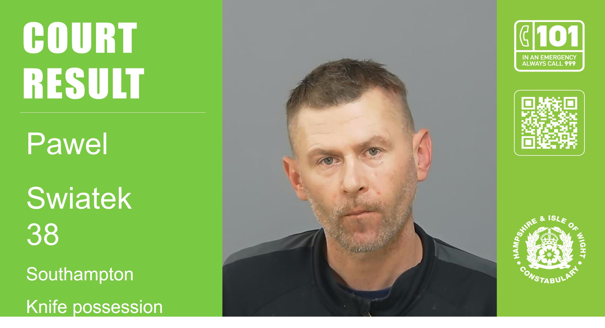 Man sentenced for threatening shopping centre staff with a knife in Southampton