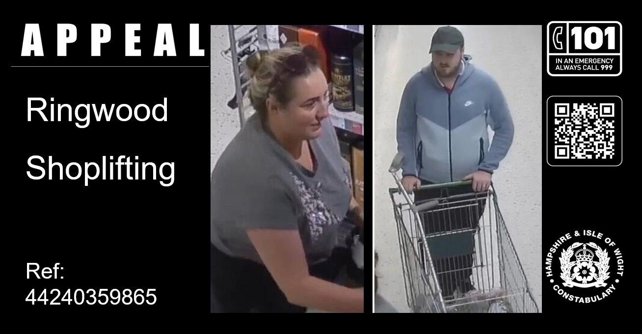 Images released in Ringwood shoplifting investigation