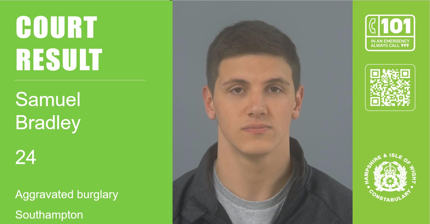 Man jailed for more than four years following aggravated burglary in Southampton