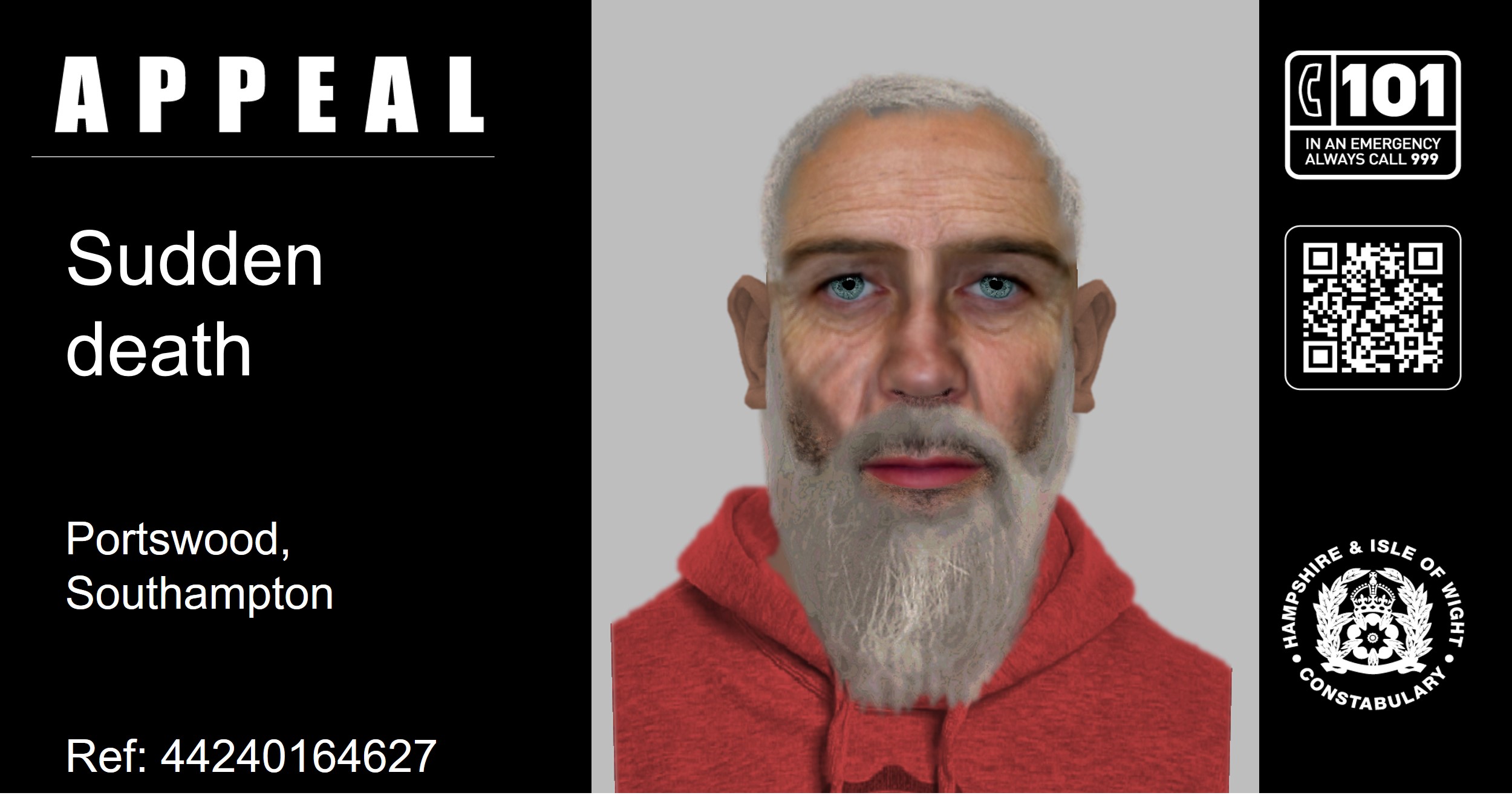 Renewed appeal for information to identify deceased man found in Southampton woodland