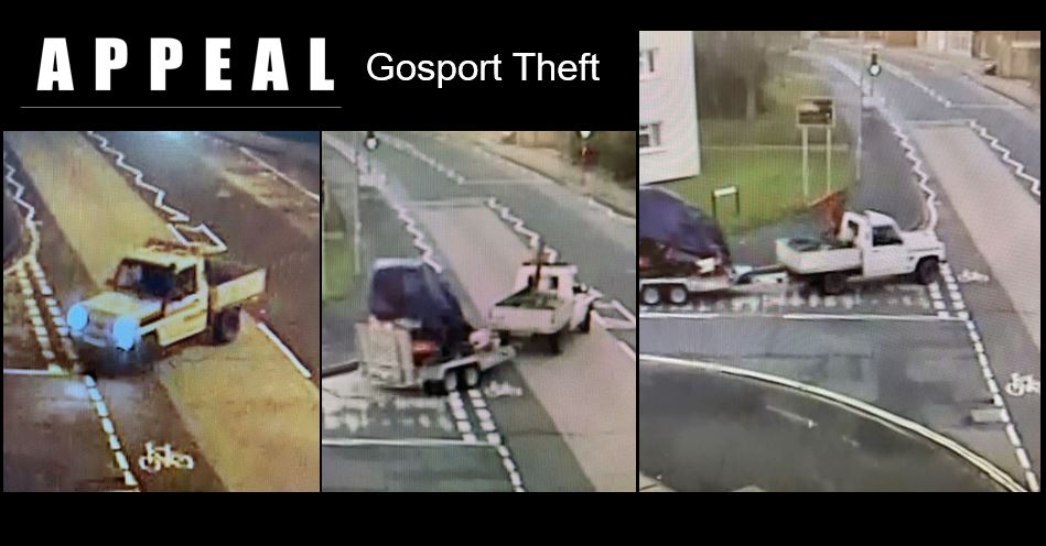 CCTV released in connection with Gosport digger theft
