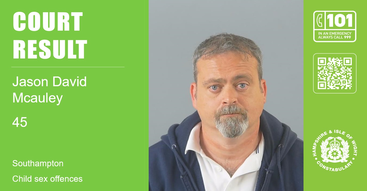 Southampton man jailed for child sex offences