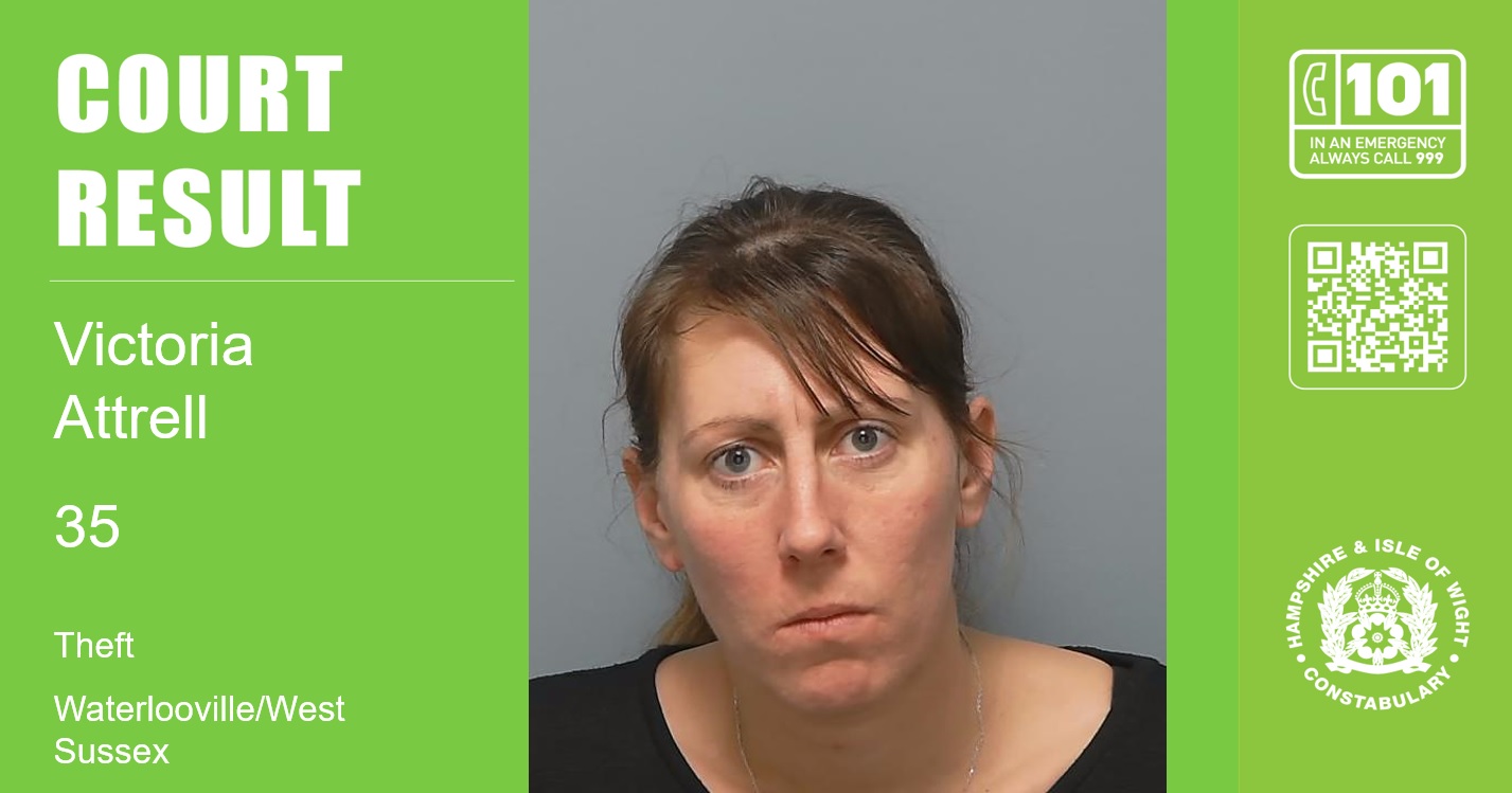 Havant woman jailed for shoplifting spree across Waterlooville & West Sussex