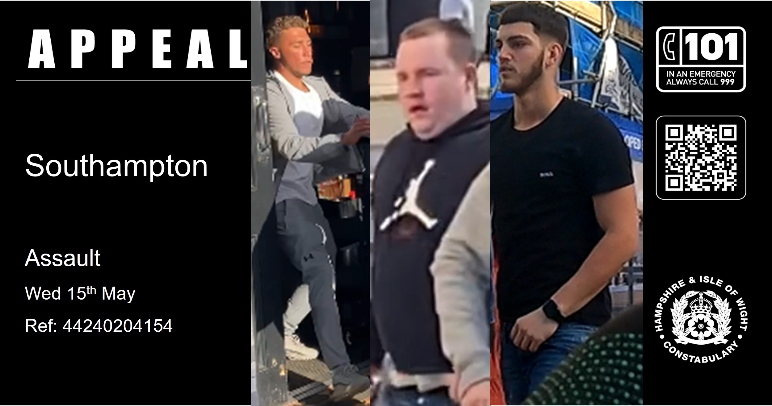 Appeal for information after man assaulted in Southampton