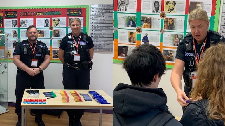 Officers host Hate Crime Awareness event to mark college becoming Third Party Reporting Centre in Basingstoke 