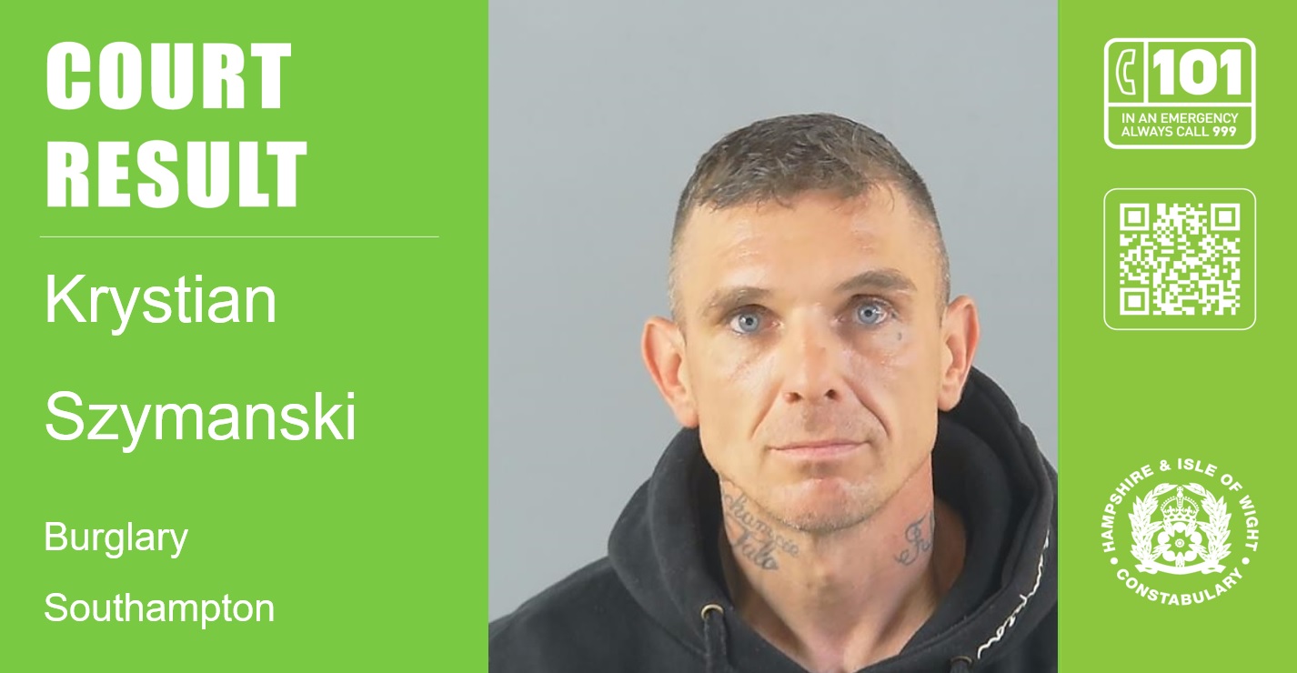 Southampton man jailed for series of residential burglaries across the city