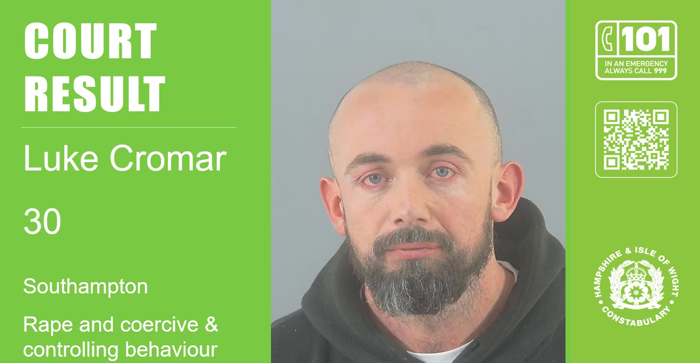 Southampton man jailed for rape and coercive and controlling behaviour