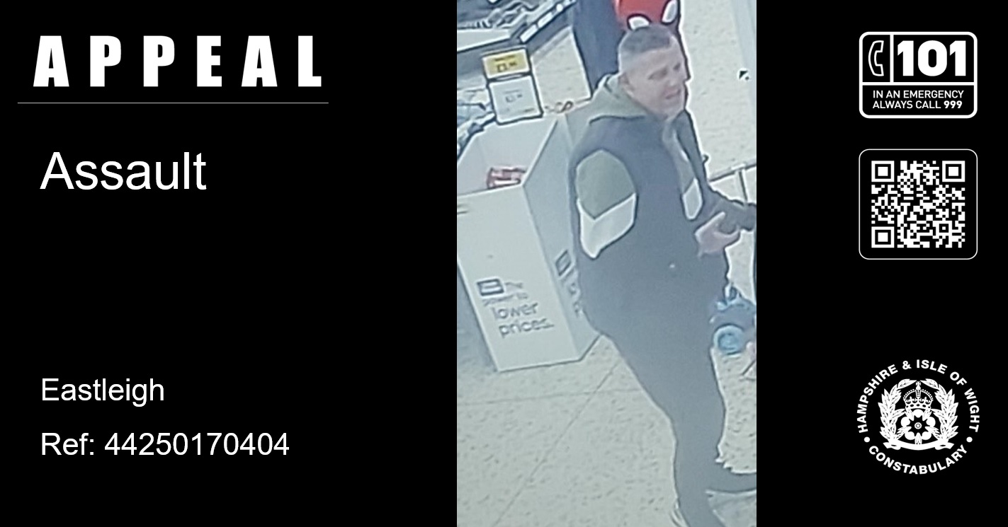 Appeal for information following assault in Eastleigh