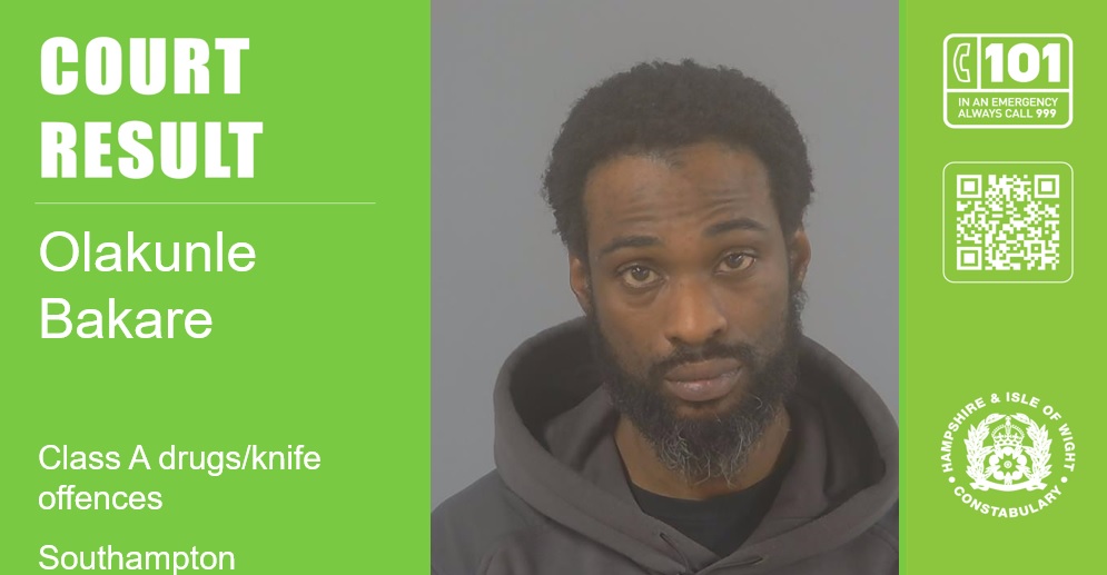 Man jailed for crack cocaine and heroin supply in Southampton