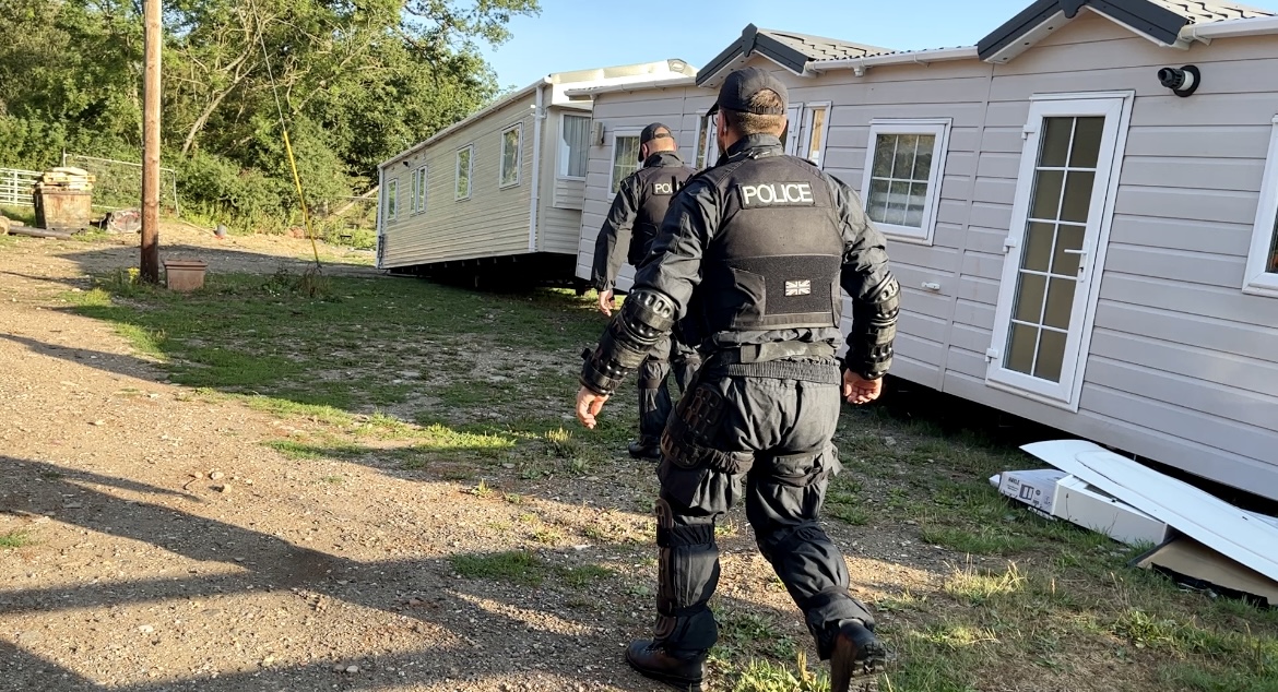 Rural Crime Task Force lead teams on Odiham warrant as part of vehicle ...
