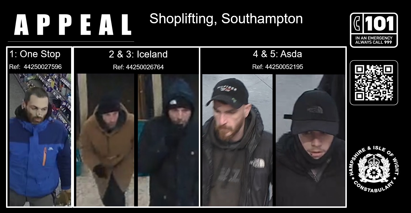 Southampton West's shoplifting team appeal for information following thefts
