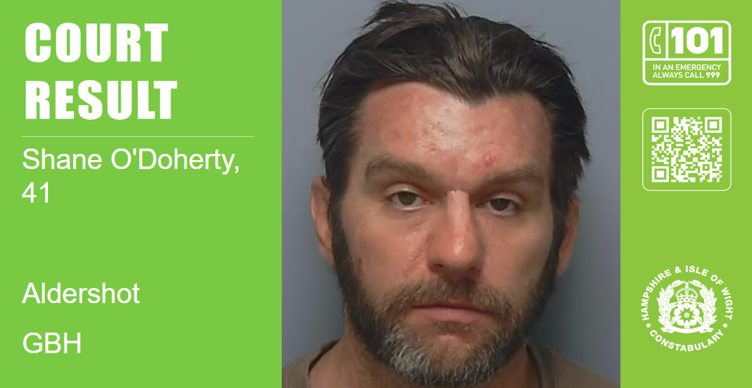 Man jailed for more than four years for serious assault in Aldershot 