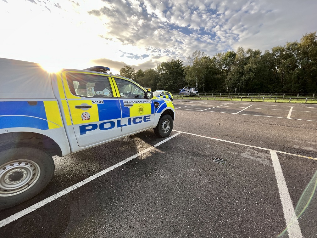 Police and partners carry out proactive waste crime operation in rural Hampshire