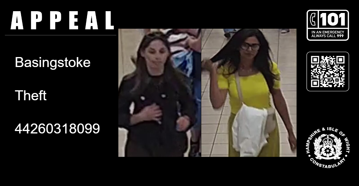 Images issued as part of Basingstoke distraction theft investigation 