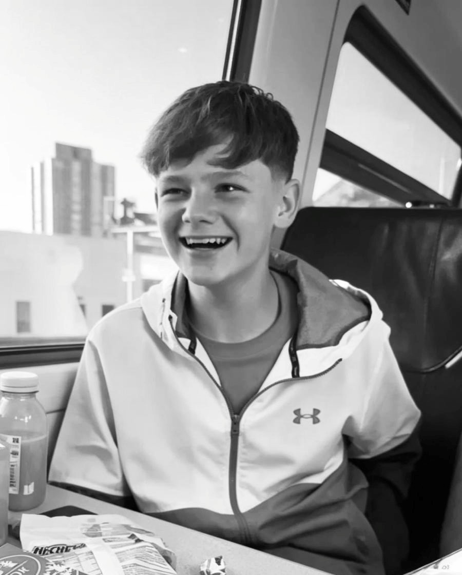 Leo Gurr, 14, who sadly died after collapsing in Southampton