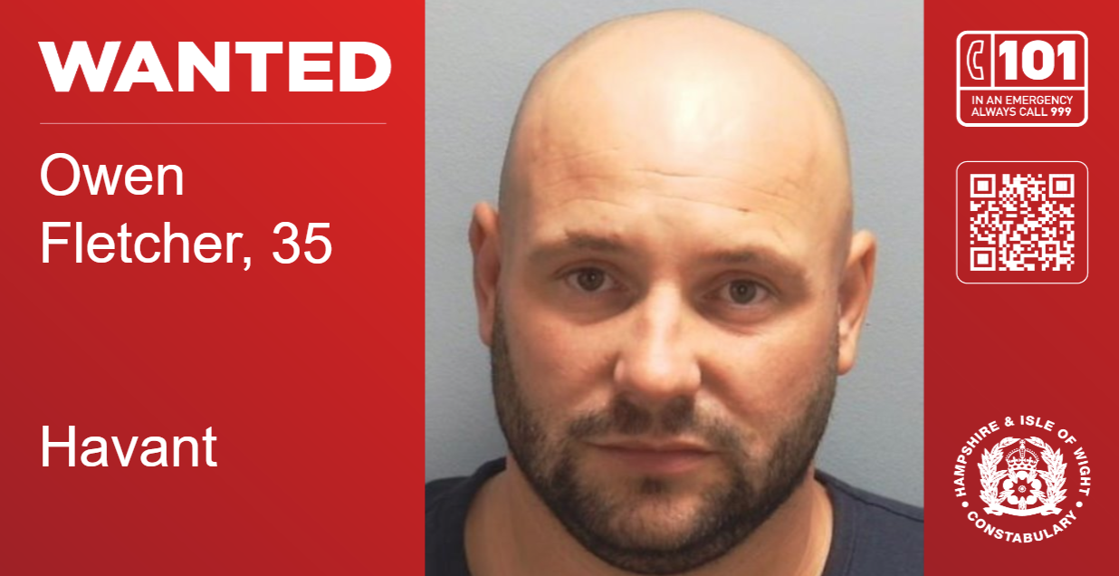 WANTED: Owen Fletcher, 35, from Havant