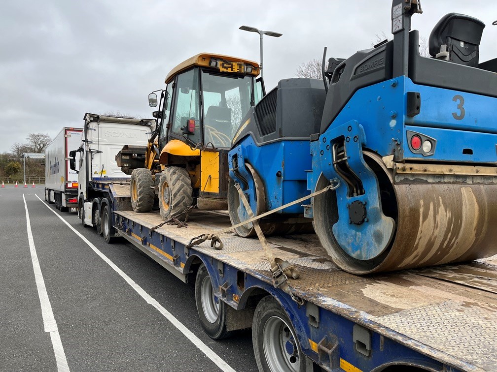 Police stop and check plant and farm machinery to identify stolen goods ...