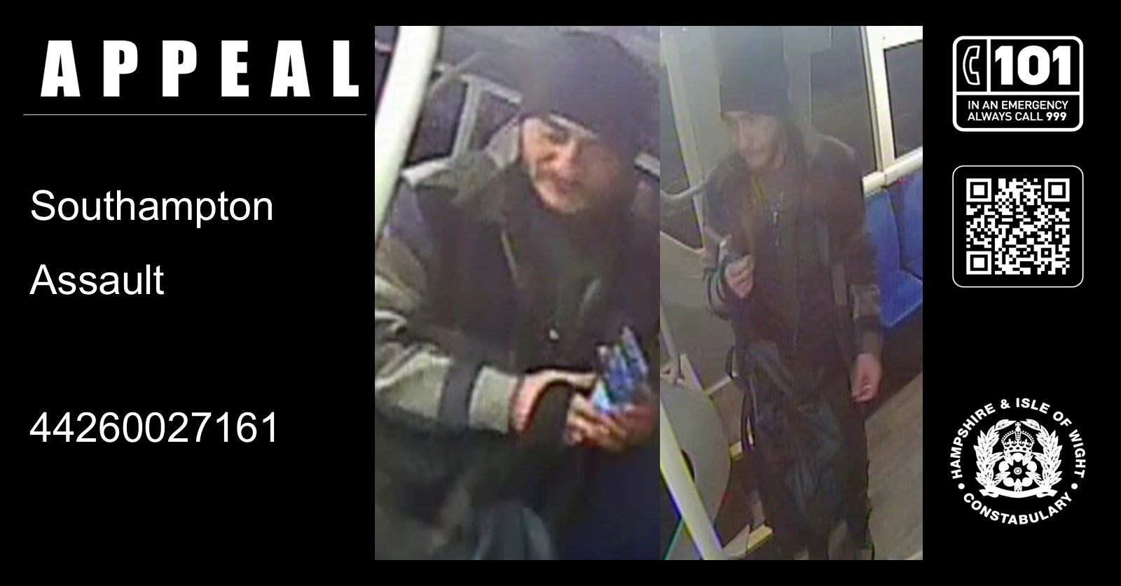 CCTV images released as part of Southampton assault investigation