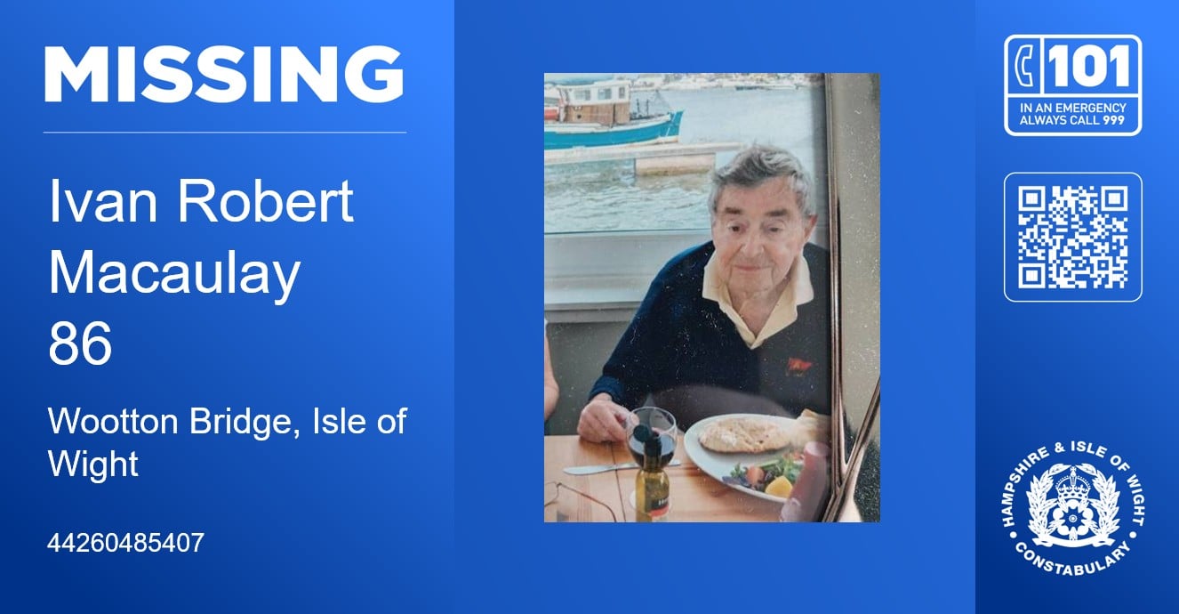 Have you seen missing Ivan Robert Macaulay?