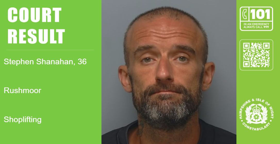Man, 36, jailed for 16 months for shoplifting and breaching CBO in Rushmoor 