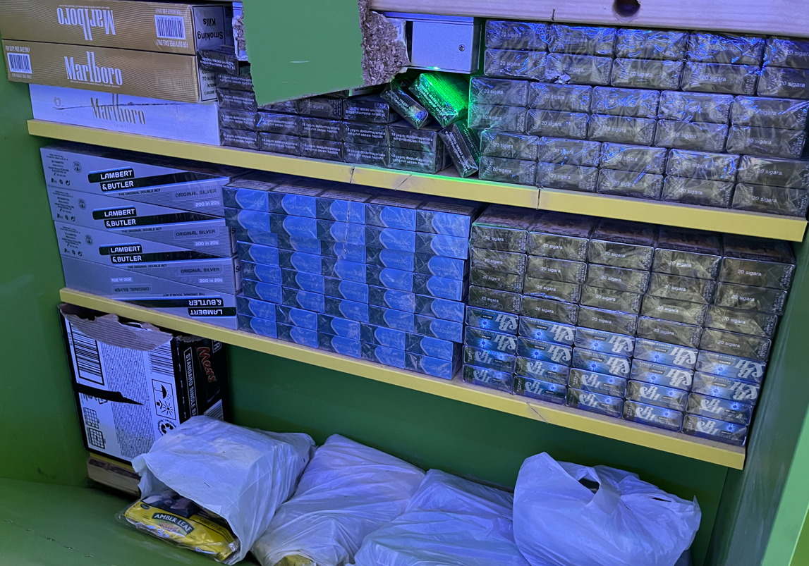 More than 11,000 illegal cigarettes and £4,000 in cash seized during multi-agency operation in Fleet