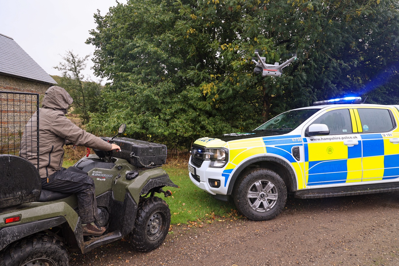 Hampshire & Isle of Wight Constabulary pioneer community drone project to tackle rural crime