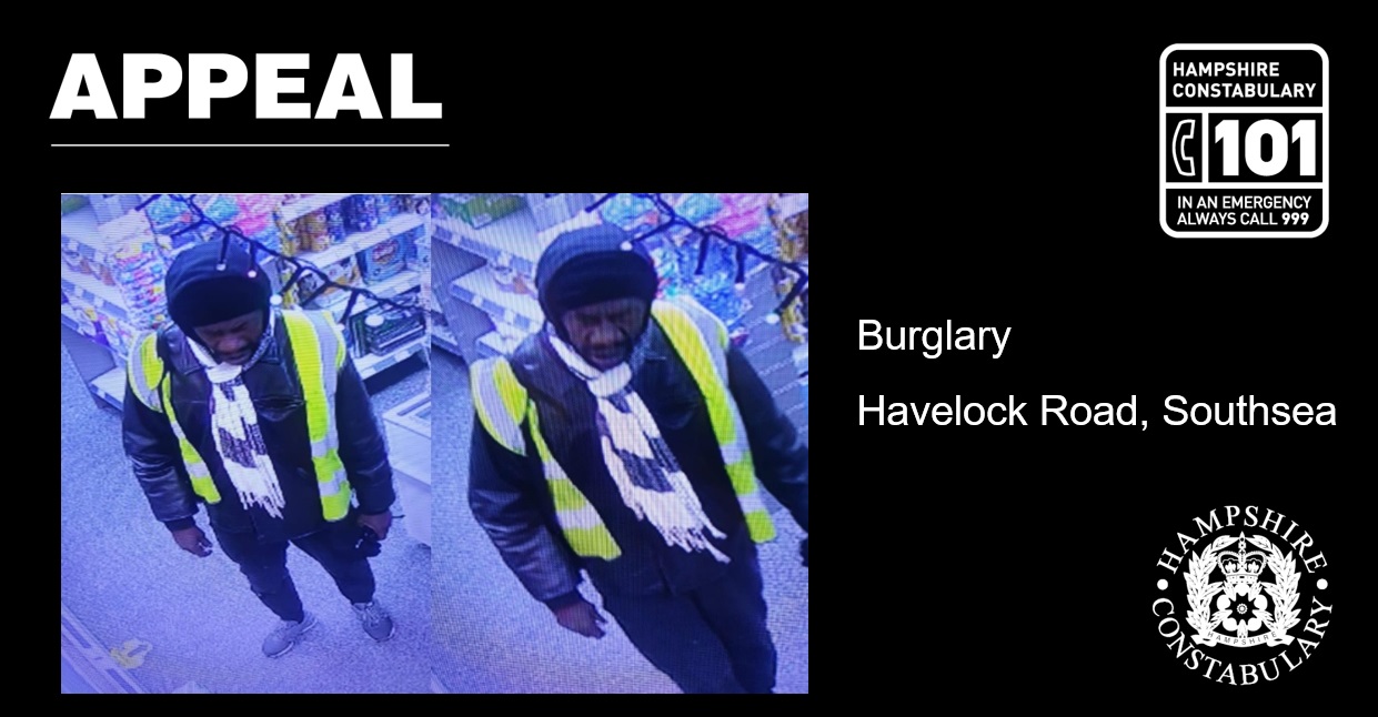 Appeal for information following burglary in Southsea