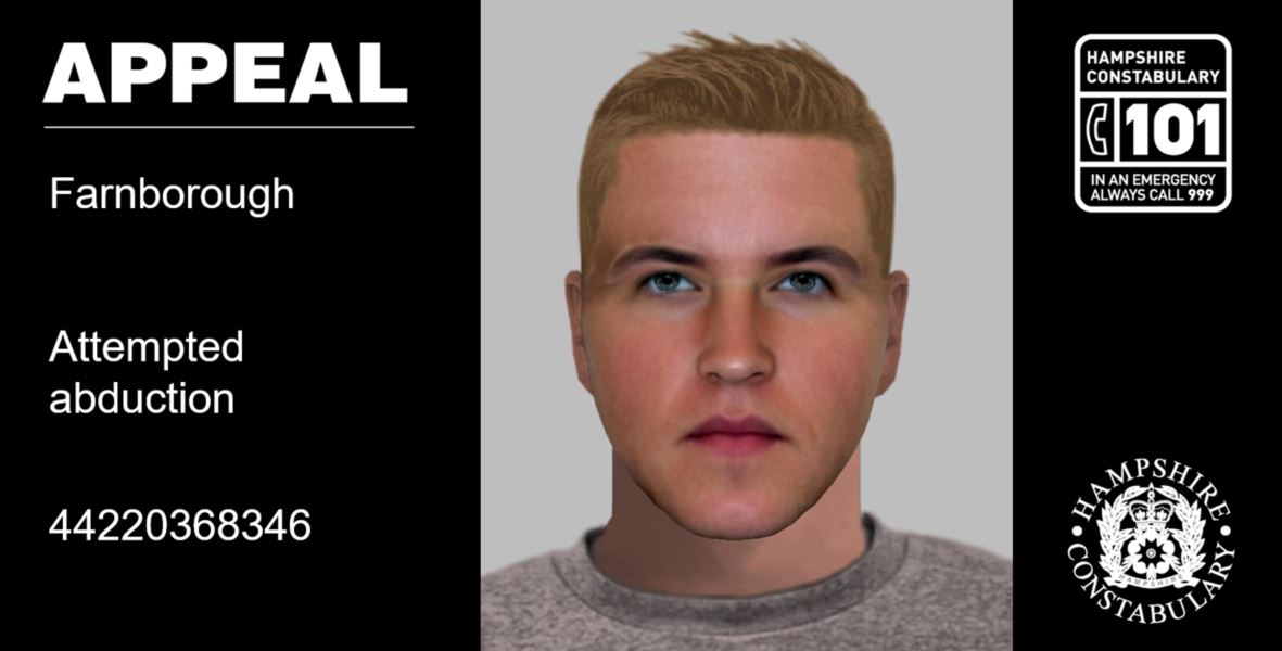 E-fit released as part of Farnborough attempted abduction investigation