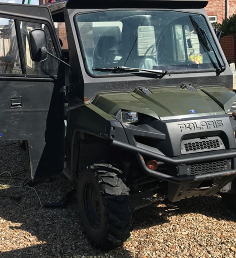 We are appealing for information following a theft of a Polaris Ranger in Milford on Sea last week.