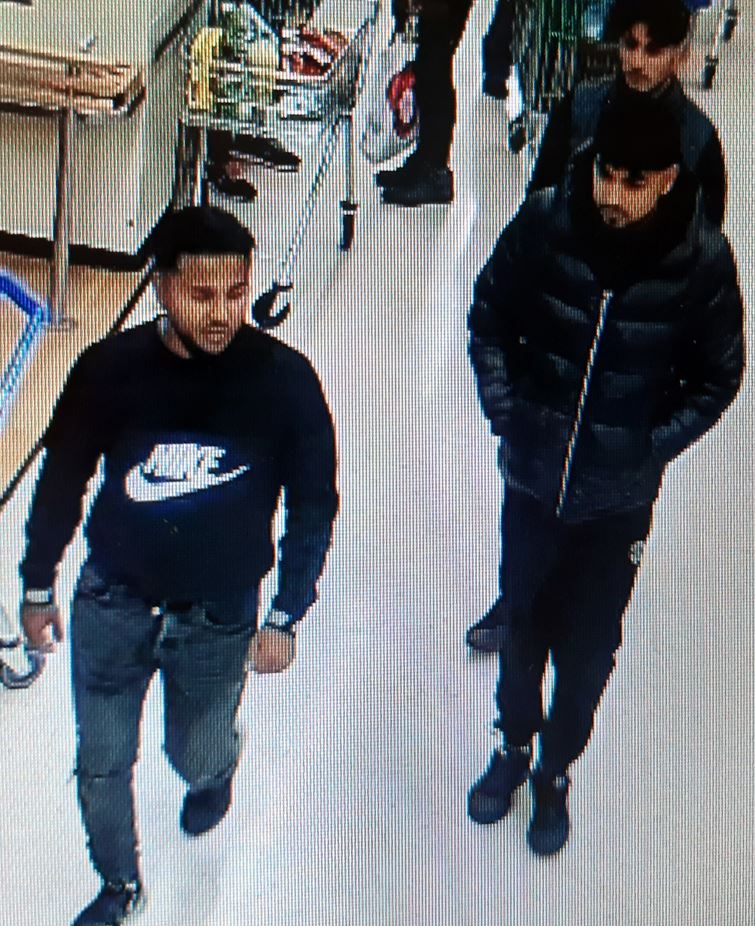 We would like to speak to these three men in connection with a robbery at Tesco in Caird Avenue, New Milton.