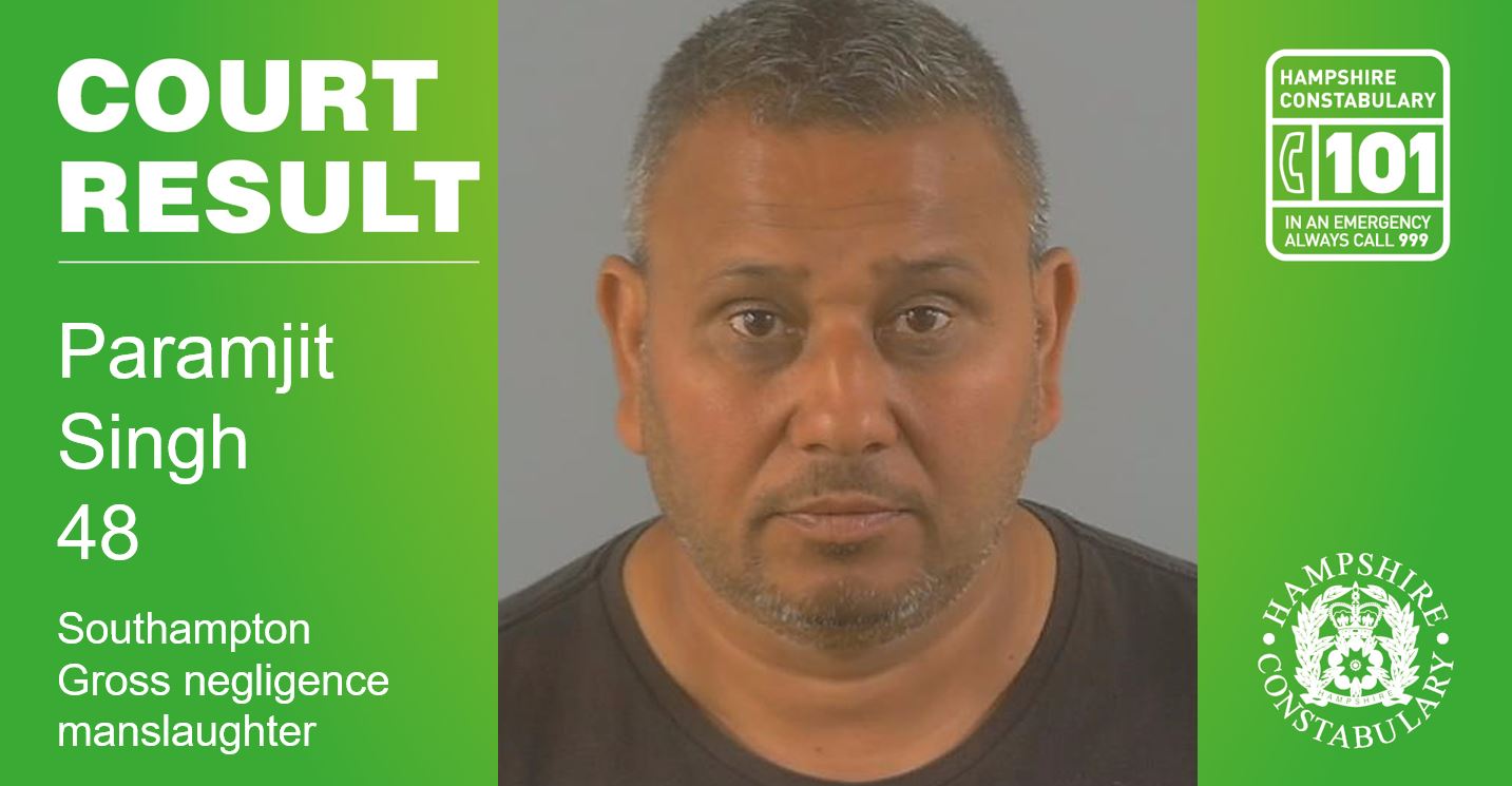 Man jailed for negligence after death of man in Chilworth