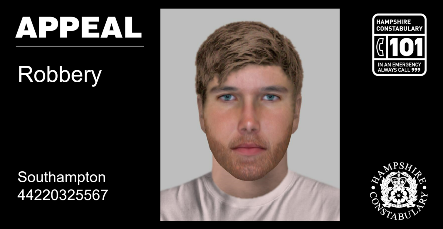 E-fit released as part of Southampton robbery investigation 