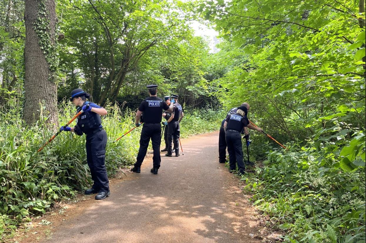 Portswood knife sweep with University of Southampton